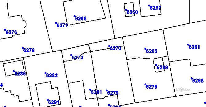 Parcela st. 1046/26 v KÚ Horní Libina, Katastrální mapa