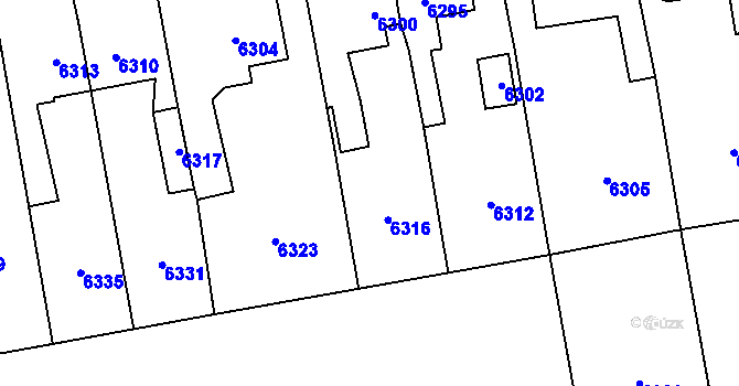 Parcela st. 1048/11 v KÚ Horní Libina, Katastrální mapa
