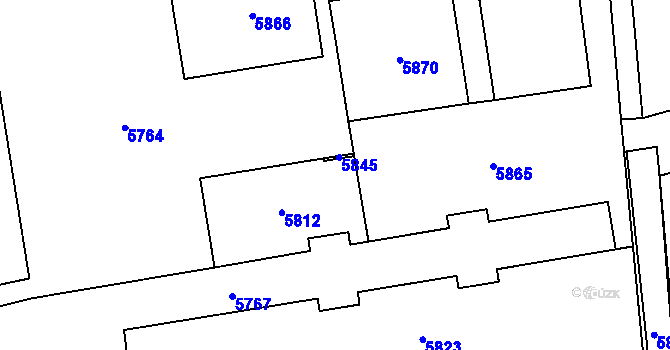 Parcela st. 47/3 v KÚ Horní Libina, Katastrální mapa