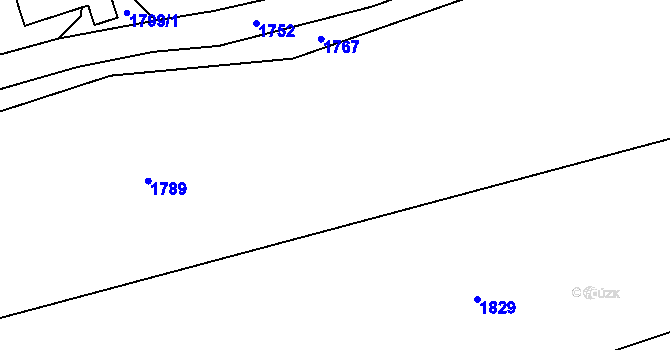 Parcela st. 842 v KÚ Libkov, Katastrální mapa