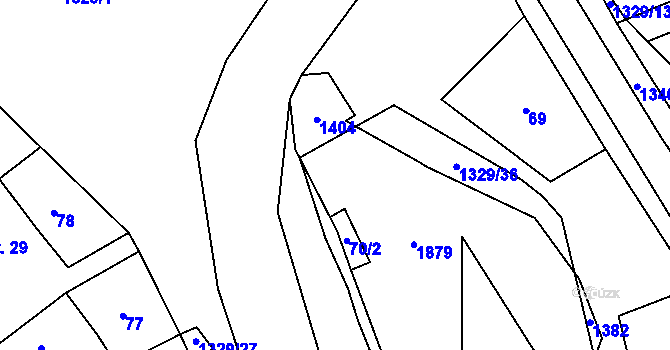 Parcela st. 26 v KÚ Libkov, Katastrální mapa