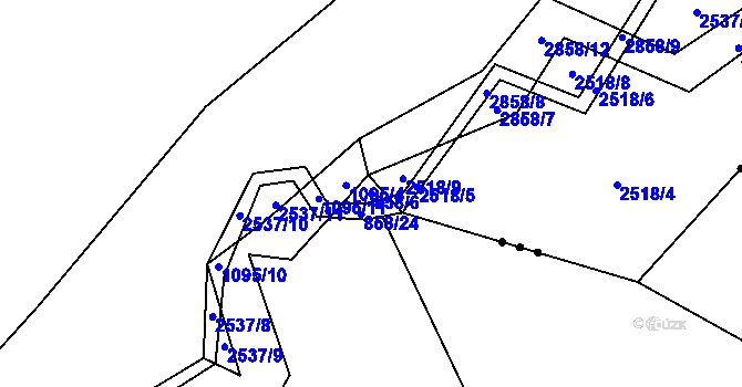 Parcela st. 858/6 v KÚ Jelmo, Katastrální mapa