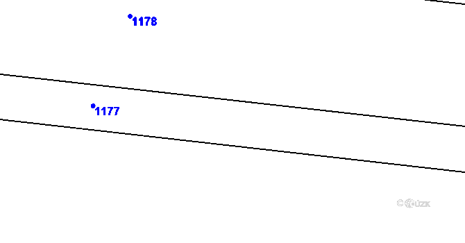 Parcela st. 402/16 v KÚ Libníč, Katastrální mapa