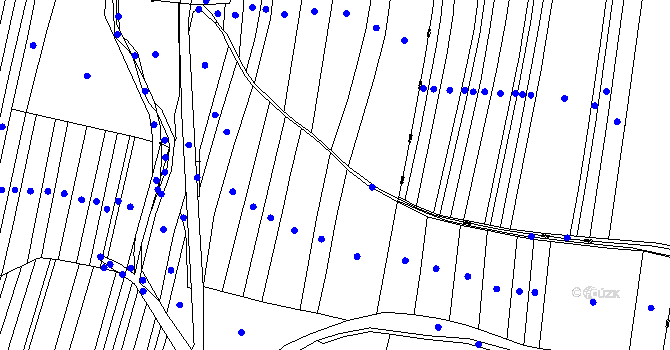 Parcela st. 403 v KÚ Libochovice, Katastrální mapa