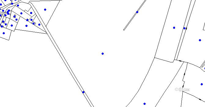 Parcela st. 85/1 v KÚ Lichoceves, Katastrální mapa