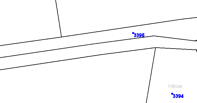 Parcela st. 1158/4 v KÚ Kaliště u Lipí, Katastrální mapa