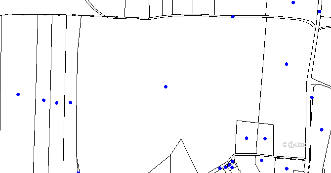 Parcela st. 736/1 v KÚ Drahomyšl, Katastrální mapa