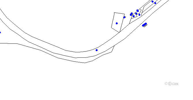 Parcela st. 601/1 v KÚ Lipno nad Vltavou, Katastrální mapa
