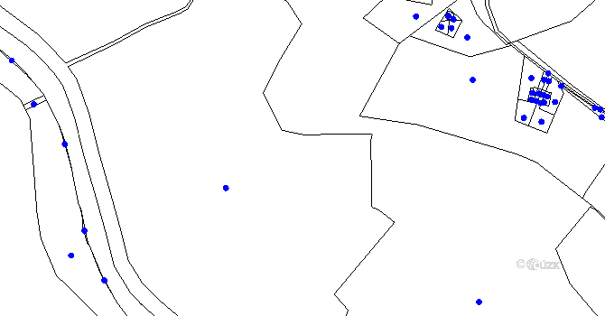 Parcela st. 251 v KÚ Lipno nad Vltavou, Katastrální mapa
