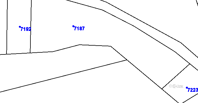 Parcela st. 2124/23 v KÚ Lipov, Katastrální mapa