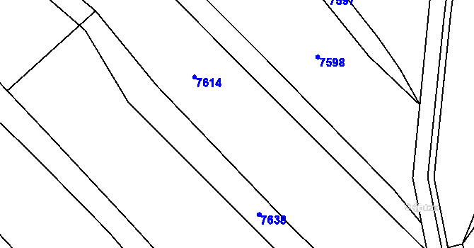 Parcela st. 2136/51 v KÚ Lipov, Katastrální mapa