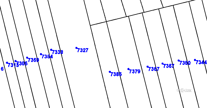 Parcela st. 2141/24 v KÚ Lipov, Katastrální mapa