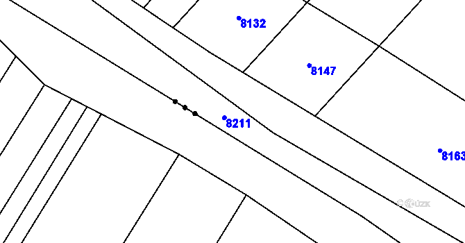 Parcela st. 3198/3 v KÚ Lipov, Katastrální mapa