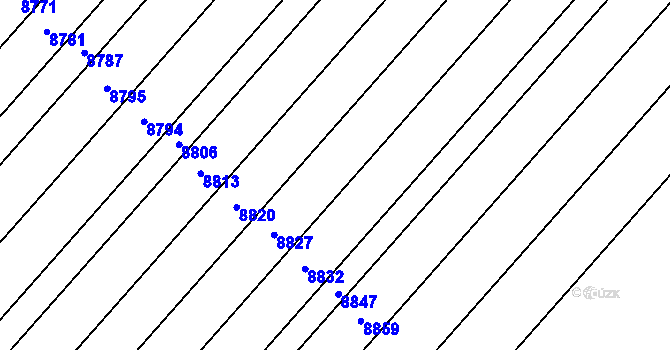 Parcela st. 2480/143 v KÚ Lipov, Katastrální mapa