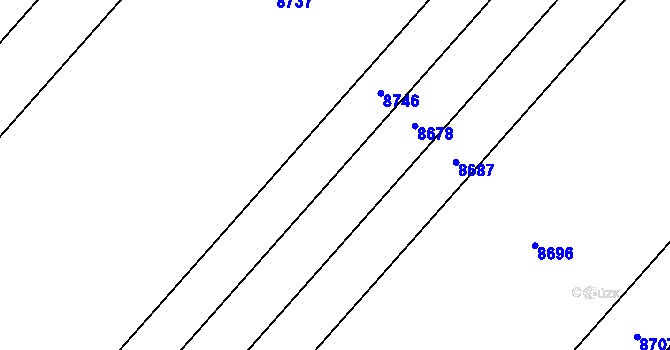 Parcela st. 2480/181 v KÚ Lipov, Katastrální mapa