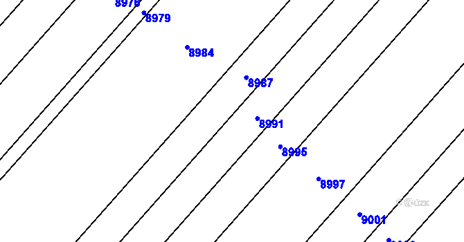 Parcela st. 2480/198 v KÚ Lipov, Katastrální mapa