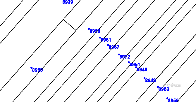 Parcela st. 2480/214 v KÚ Lipov, Katastrální mapa