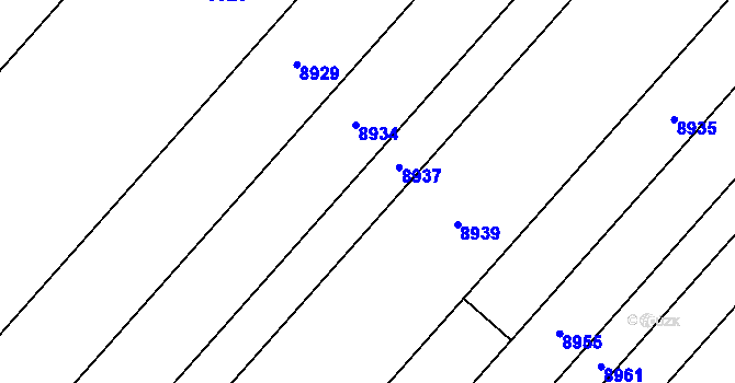 Parcela st. 2480/220 v KÚ Lipov, Katastrální mapa
