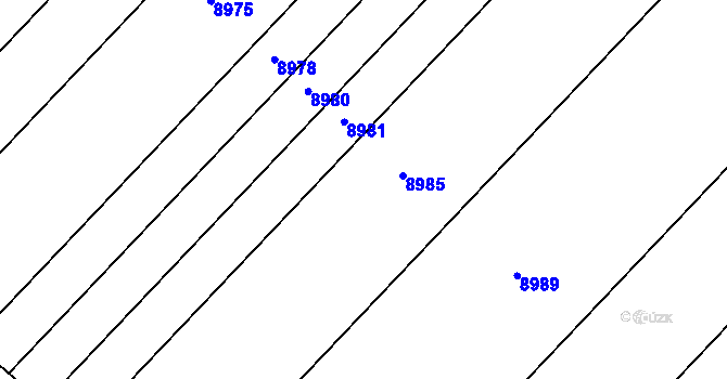 Parcela st. 2480/272 v KÚ Lipov, Katastrální mapa