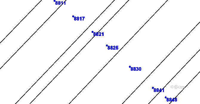 Parcela st. 2480/316 v KÚ Lipov, Katastrální mapa