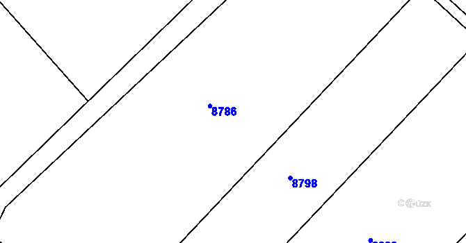 Parcela st. 2480/386 v KÚ Lipov, Katastrální mapa