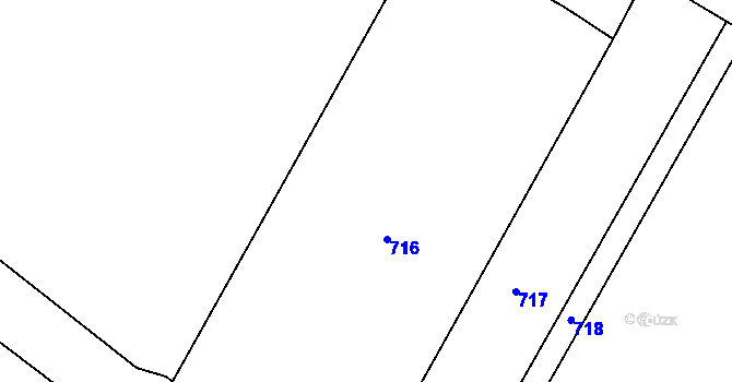 Parcela st. 386/132 v KÚ Lipová, Katastrální mapa