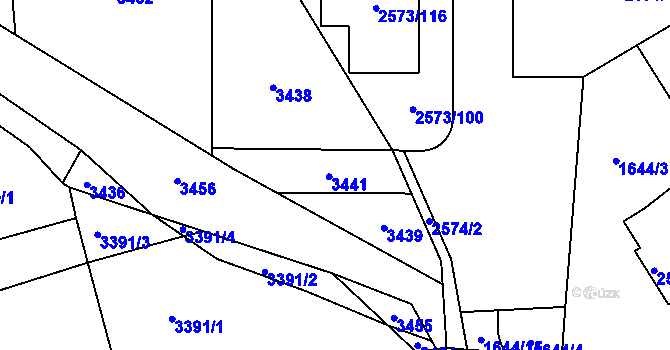 Parcela st. 437/16 v KÚ Lipovka u Rychnova nad Kněžnou, Katastrální mapa