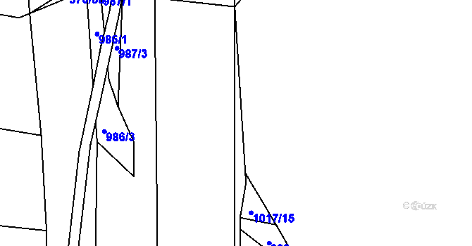 Parcela st. 236/4 v KÚ Lipůvka, Katastrální mapa
