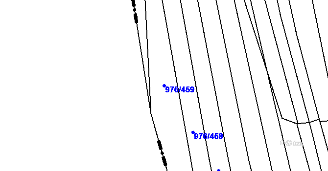 Parcela st. 976/459 v KÚ Lipůvka, Katastrální mapa