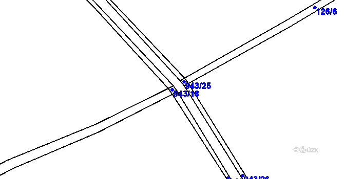 Parcela st. 943/18 v KÚ Lhota u Lísku, Katastrální mapa