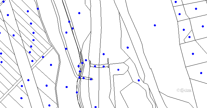 Parcela st. 7650/1 v KÚ Lískovec u Frýdku-Místku, Katastrální mapa
