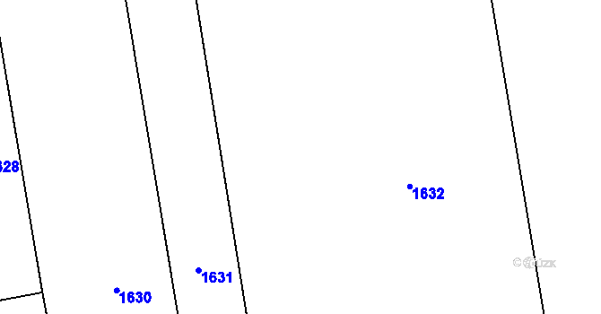 Parcela st. 1008/27 v KÚ Líšťany u Cítolib, Katastrální mapa