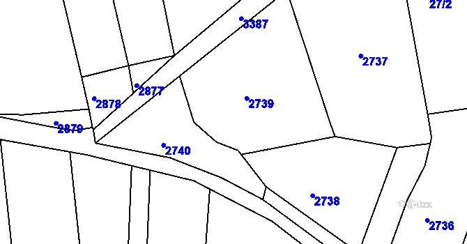 Parcela st. 32/1 v KÚ Litenčice, Katastrální mapa