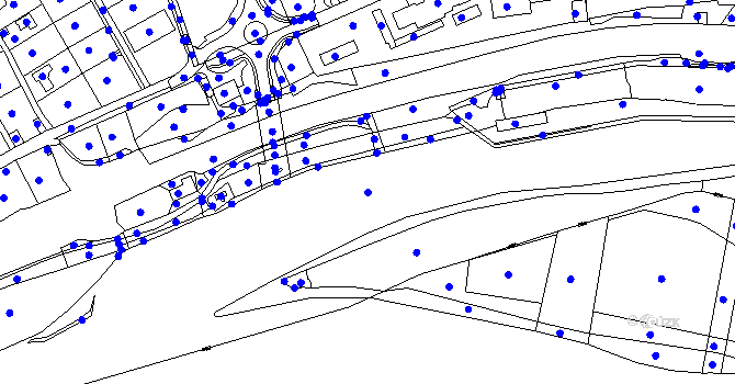 Parcela st. 2662/1 v KÚ Litoměřice, Katastrální mapa