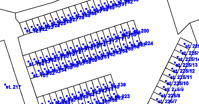 Parcela st. 162 v KÚ Růžodol, Katastrální mapa