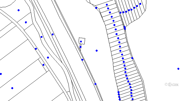 Parcela st. 528/17 v KÚ Lobodice, Katastrální mapa