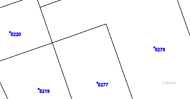 Parcela st. 2114 v KÚ Lomnice nad Popelkou, Katastrální mapa