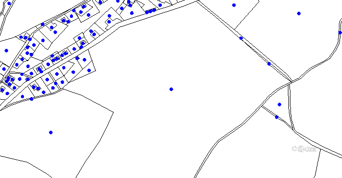 Parcela st. 106/1 v KÚ Háj u Loučné pod Klínovcem, Katastrální mapa