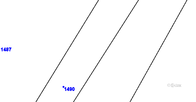 Parcela st. 10 v KÚ Louka u Jemnice, Katastrální mapa