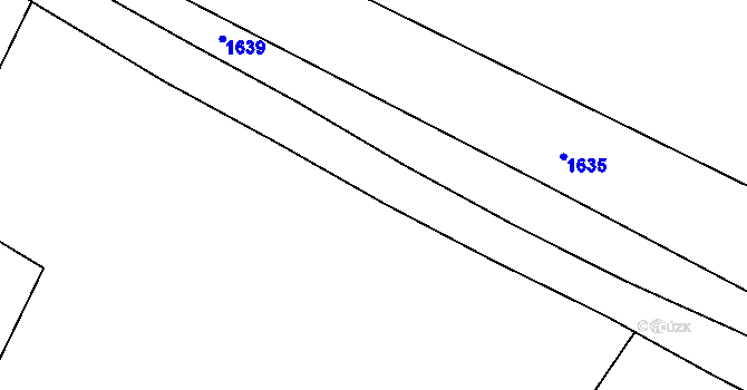 Parcela st. 1247/15 v KÚ Louka u Jemnice, Katastrální mapa