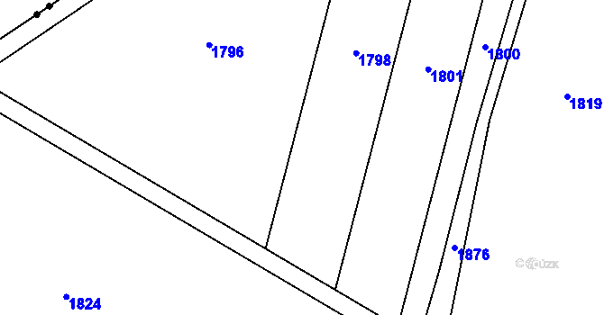 Parcela st. 771/10 v KÚ Louka u Jemnice, Katastrální mapa