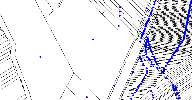 Parcela st. 1764/60 v KÚ Louka u Ostrohu, Katastrální mapa