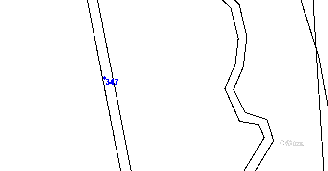 Parcela st. 273/7 v KÚ Loukovice, Katastrální mapa