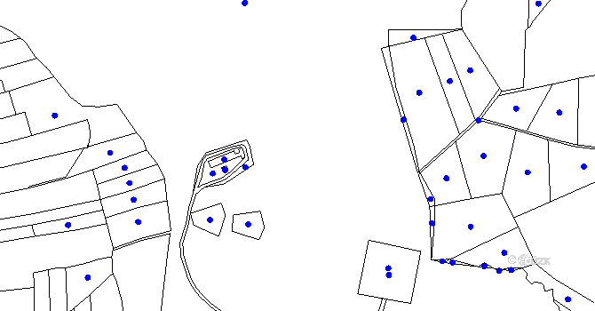 Parcela st. 219/76 v KÚ Kvasetice, Katastrální mapa