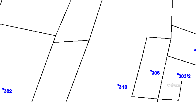 Parcela st. 272/11 v KÚ Kvasetice, Katastrální mapa