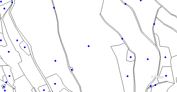 Parcela st. 2156/1 v KÚ Lučany nad Nisou, Katastrální mapa
