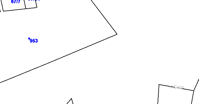 Parcela st. 67/1 v KÚ Luh nad Svatavou, Katastrální mapa