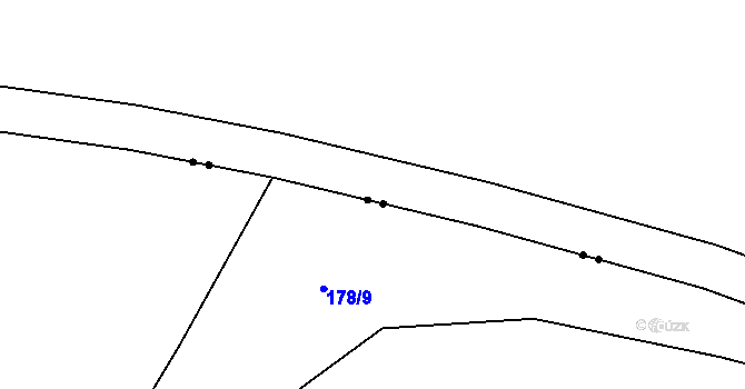 Parcela st. 216/1 v KÚ Luh nad Svatavou, Katastrální mapa