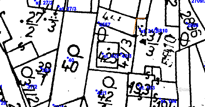 Parcela st. 425 v KÚ Lukavec u Pacova, Katastrální mapa