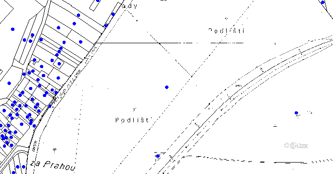 Parcela st. 391/1 v KÚ Luleč, Katastrální mapa
